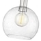 Z-Lite Margo 1 Light Pendant, Brushed Nickel And Clear Seedy 7501P10-BN - alternate 6